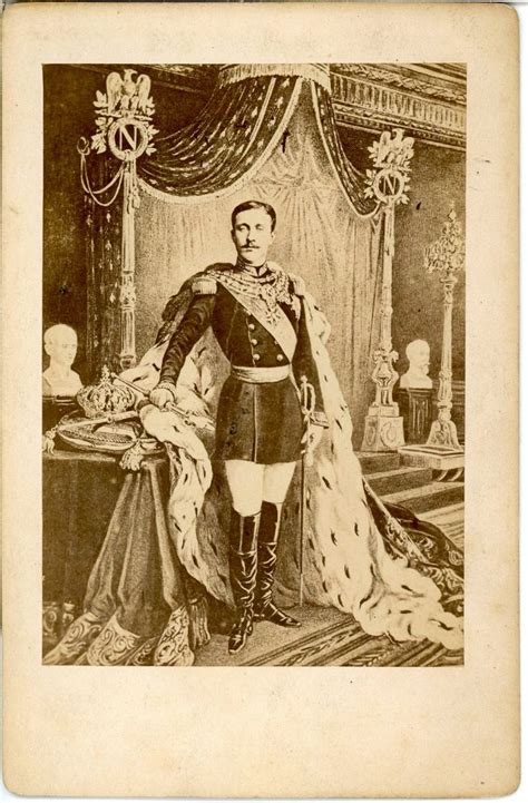 19c French Bonapartists Card Showing The Prince Imperial As Napoleon