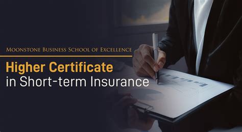 Set Yourself Up For A Career In Short Term Insurance With Mbses Higher Certificate Moonstone