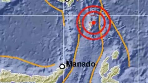 Gempa M 6 3 Guncang Kepulauan Talaud Pagi Ini Tak Berpotensi Tsunami