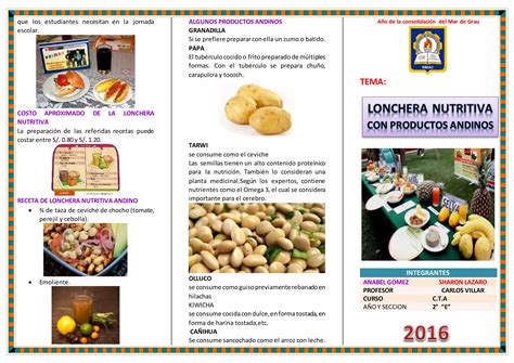 Lonchera Nutritiva Triptico PPT