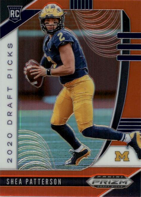 Panini Prizm Draft Picks Prizms Orange Shea Patterson Ebay