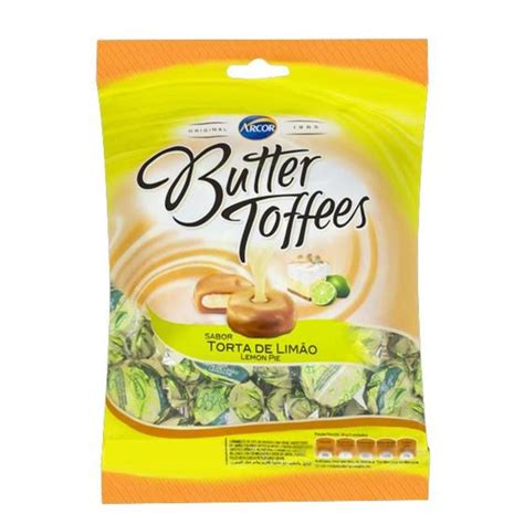 Bala Butter Toffees Torta Lim O Arcor G Balas Magazine Luiza