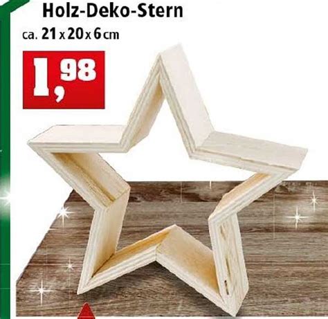 Holz Deko Stern Angebot Bei Thomas Philipps Prospekte De