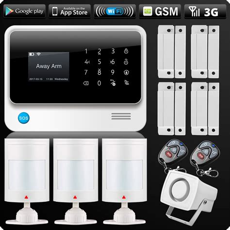 G B Wifi G G Wifi Gsm Alarm System Gprs Sms Wireless Home Security