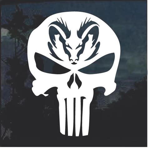 Punisher Skull Stickers