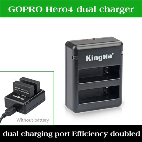 KingMa New arriver for Gopro hero 4 usb dual battery charger for Gopro ...