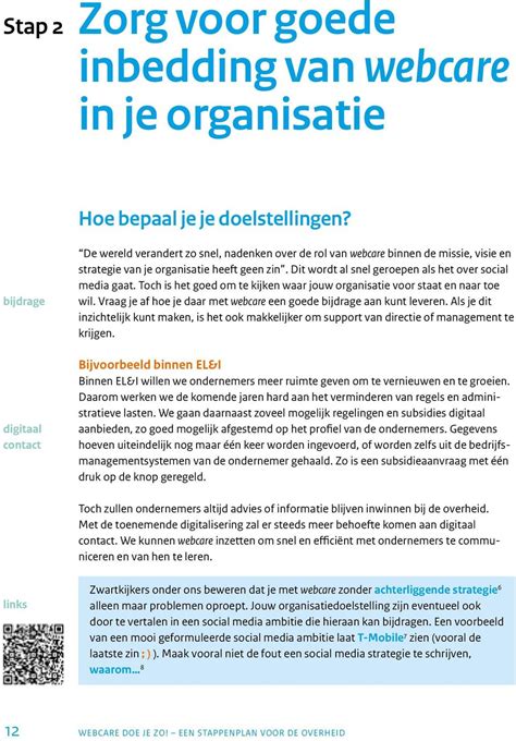 Webcare Doe Je Zo Een Stappenplan Voor De Overheid Pdf Free Download