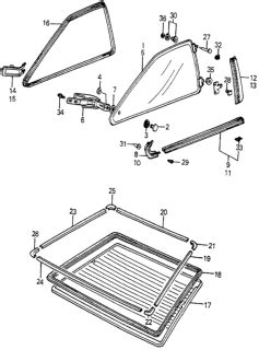 74814 SA5 000 Genuine Honda Molding L RR Corner Lower