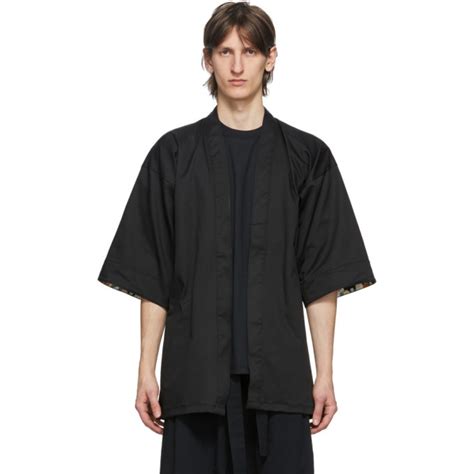 Naked And Famous Denim Black Haori Jacket 67 SSENSE Lookastic