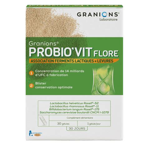 GRANIONS Probio Vit Flore Ferments Lactiques Levure