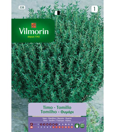 Semillas Huerta Y Aromáticas Vilmorin Semillas Tomillo Mundo Verde