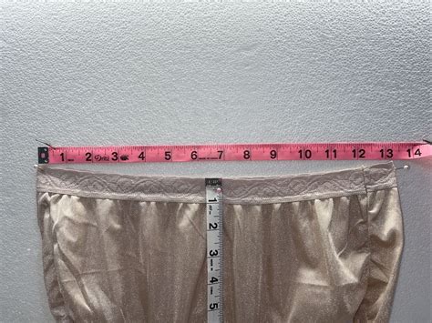 Vintage Silky Nude Fruit Of The Loom 100 Nylon Grann Gem