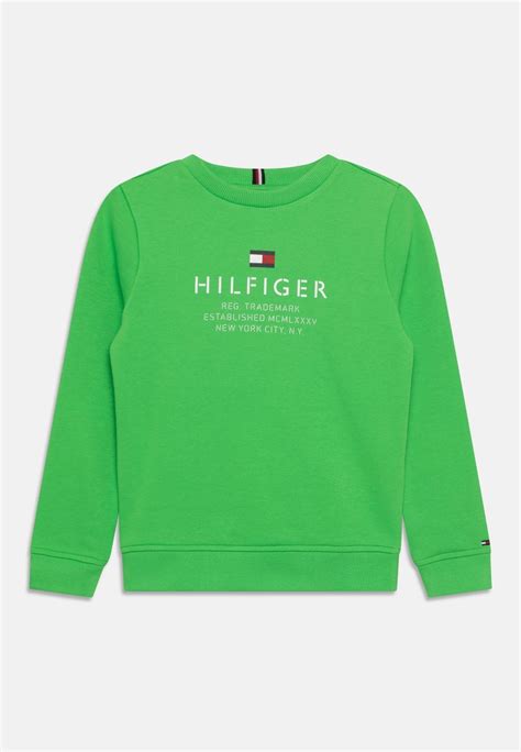 Tommy Hilfiger Logo Sweatshirt Spring Lime Grün Zalando At