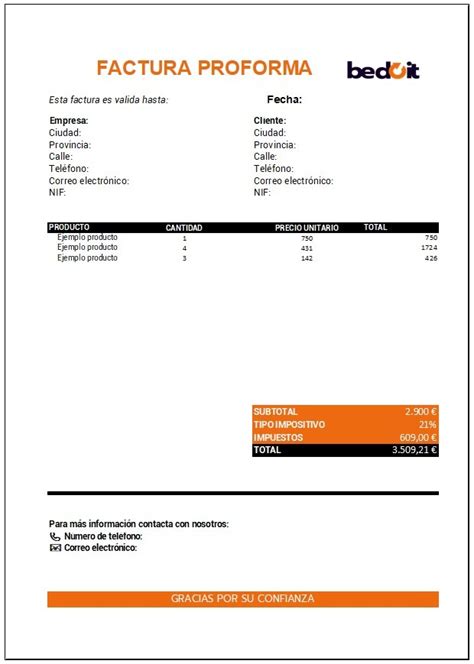 Introducir 51 Imagen Modelo De Factura Proforma Gratis Excel Abzlocalmx