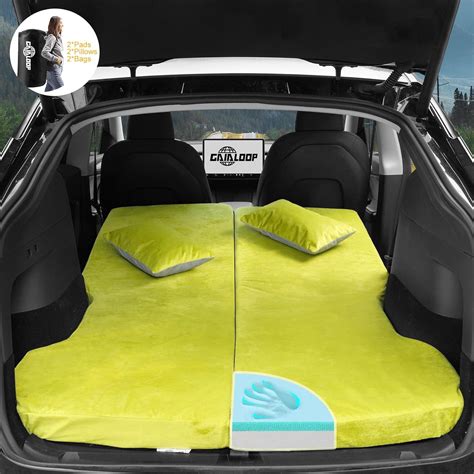 GAIALOOP Memory Foam Camping Mattress For Tesla Model Y Sleeping Pads 3