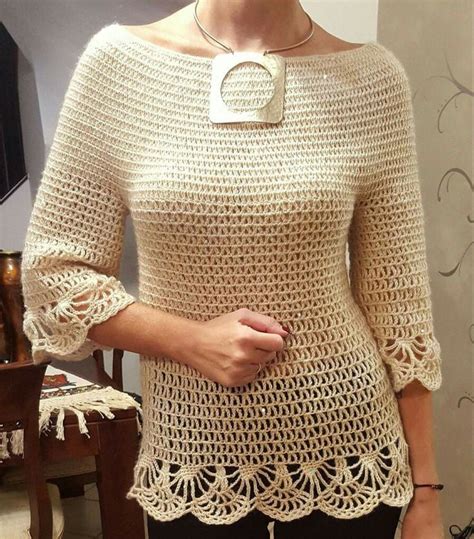 Top Demanding And Stylish Crochet Handmade Pattern Crochet Blouses For