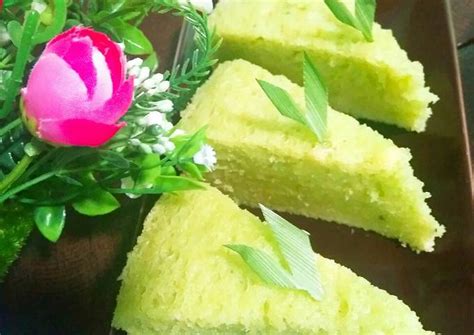 Resep Bolu Pandan Manis Gurih Lembab Lembut Ala Shelly Oleh Dapurguna