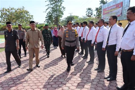 Kapolres Touna Apel Gelar Pasukan Mantap Brata Tinombala