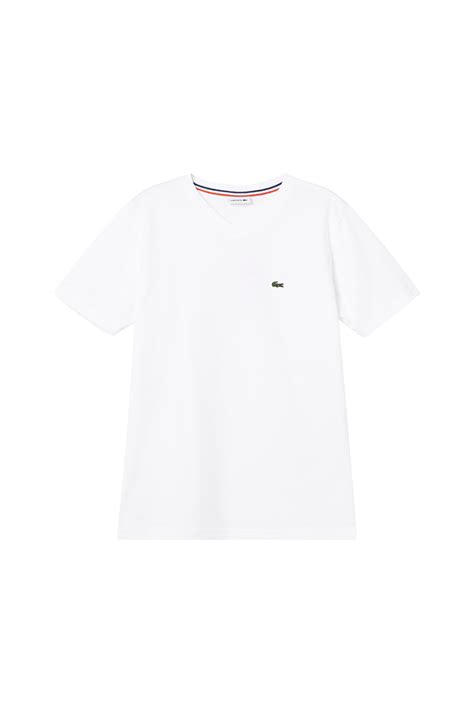 Lacoste T Shirt Vit T Shirts