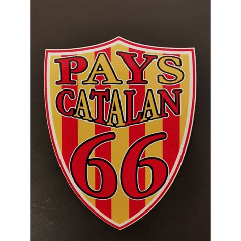 Sticker catalan flag 66