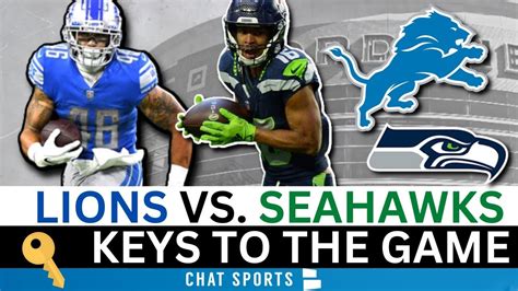 Lions Vs Seahawks Preview Prediction Keys To The Game Jamaal