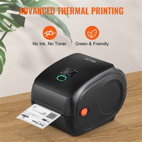 Vevor Thermal Label Printer X Dpi Usb Bluetooth For Amazon Ebay