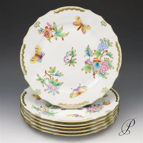 Speiseteller Nr Herend Im Dekor Victoria Porzellan Porcelain