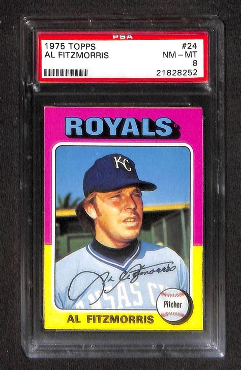 1975 Topps 24 AL FITZMORRIS PSA 8 NM MT 21828252 EBay