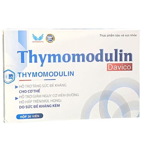 Thymomodulin Davico hỗ trợ tăng sức đề kháng cho cơ thể