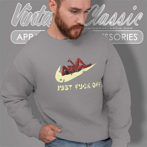 Nike Deadpool Shirts Just Fuck Off Vintagenclassic Tee
