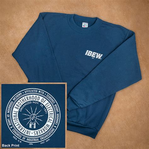 Blue Crewneck Sweatshirt | IBEW Merchandise