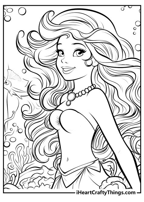 Ariel Coloring Pages Birthday [2025]