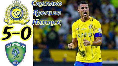 Al Nassr Vs Al Fateh Highlights 5 0 Ronaldo Hattrick 🔥 Saudi Pro League All Goals Hd 1080