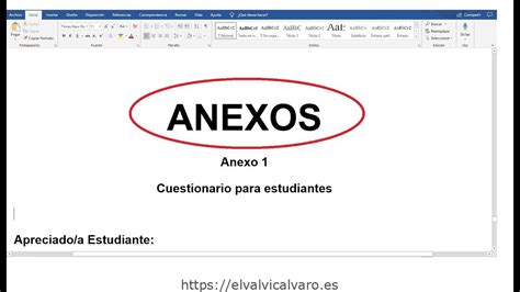 Descubre Anexos Tfg Ejemplo C Mo Elaborar Y Organizar Correctamente