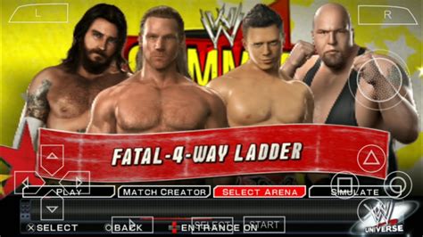 Fatal 4 Way Lader Match WWE SVR 2011 YouTube