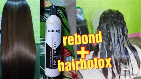 HOW TO USE HAIR BOTOX TREATMENT AFTER REBONDING PROCEDURE YouTube