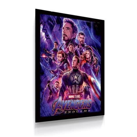 Quadro Decorativo Poster Vingadores Ultimato Marvel 30x42 Cm