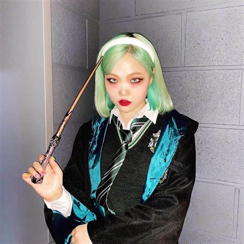 スヒョンさんのインスタグラム写真 スヒョンinstagram「slytherin💚」10月30日 21時02分 Akmusuhyun