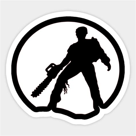 Ash Evil Dead Evil Dead Sticker Teepublic