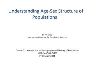 Understanding Age Sex Structure Of Populations Pdf