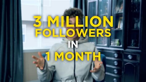 How To Grow On Tiktok 3 Million Followers In 1 Month Youtube