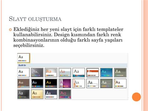 PPT POWERPOİNT ile SUNUM HAZIRLAMA PowerPoint Presentation free