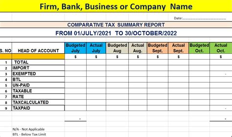 Weekly Report Template Excel