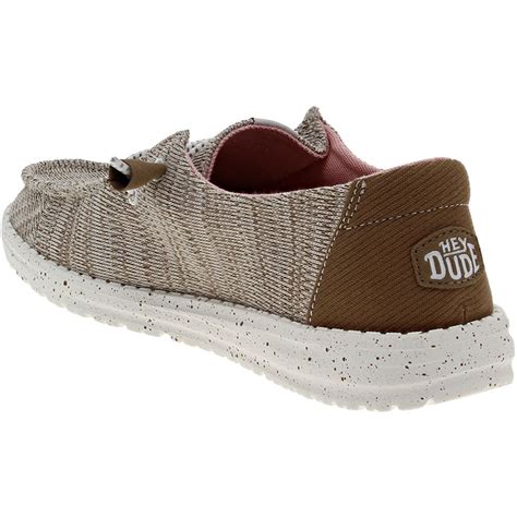 Hey Dude Wendy Sport Mesh Walnut Womens Casual Shoes Rogans Shoes