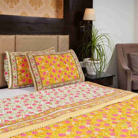 Quilted Bed Cover ( 36 ) - Jaipur Hastkar