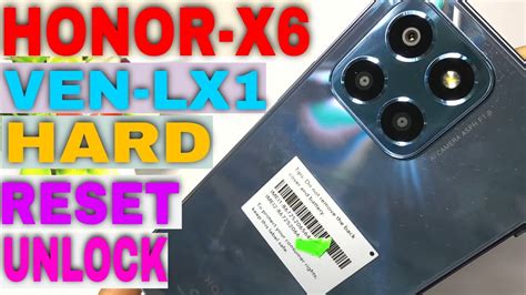 HONOR X6 (VNE LX1) HARD RESET | HONOR X6 (VEN LX2) HARD RESET AND ...