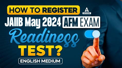 How To Register For JAIIB May 2024 AFM Exam Readiness Test English