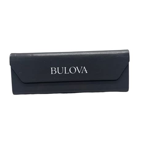 Bulova Accessories Bulova Eye Sun Glasses Case Gray Magnet Closer