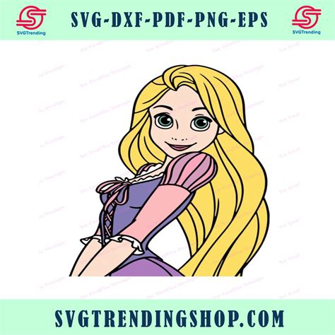 Rapunzel Tangled Svg 2 Svg Dxf Cricut Silhouette Cut File Instant