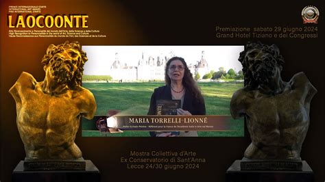 Acc Italia In Arte Nel Mondo Premio D Arte Laocoonte Maria